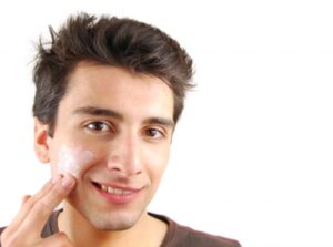 Facial Hair Removal for men with cream